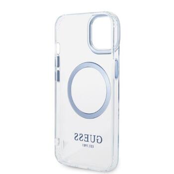 Guess GUHMP14MHTRMB Hardcase Metal Outline Magsafe Защитный чехол для iPhone 14 Plus / 15 Plus 6.7