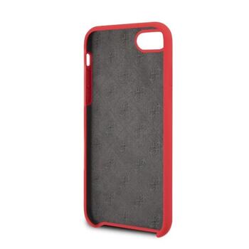 Guess GUHCI8LSGLRE Silicone Hard Case Aizsargapvalks priekš iPhone 7/8/SE 2020/SE 2022 / sarkans (GUHCI8LSGLRE)