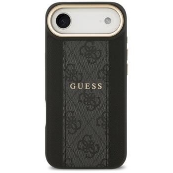 Guess 4G Stripe MagSafe Защитный чехол для iPhone 17 Air / чёрный (GUHMP17MPG4SEMCK)
