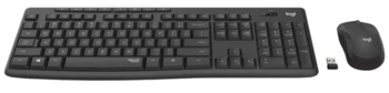 Logitech MK295 Silent Bezvadu Komplekts Tastatūra un Pele QWERTY (920-009810)