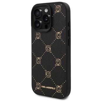 Karl Lagerfeld Hard Karl Head MagSafe Case Чехол для Apple iPhone 16 Pro Max (KLHMP16XPGKHPHK)