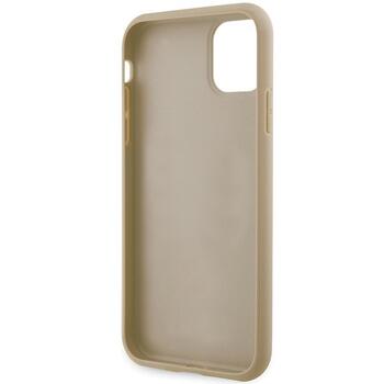 Guess GUHCN61HG4SGD Glitter Script Big 4G Aizsargapvalks priekš iPhone 11/Xr 6.1