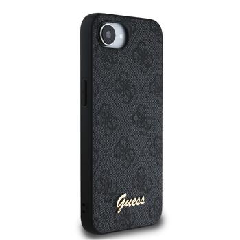 Guess 4G Script Logo MagSafe Чехол для Apple iPhone 16e (GUHMPSE4HG4SHK)