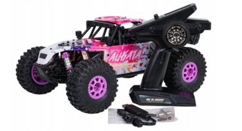 RoGer RC Crawler ALIKATA Tālvadības Bezceļu automašīna 1:12 Purple (5903864970142)