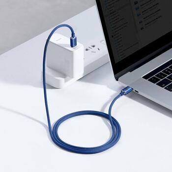 Baseus CAJY000603 Crystal Shine Series Data Cable Кабель для передачи данных USB-C - USB-C 100W 1.2m / синий (CAJY000603)