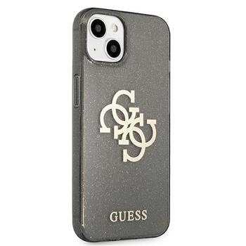 Guess GUHCP13SPCUGL4GBK Glitter 4G Big Logo Защитный чехол для iPhone 13 mini 5,4