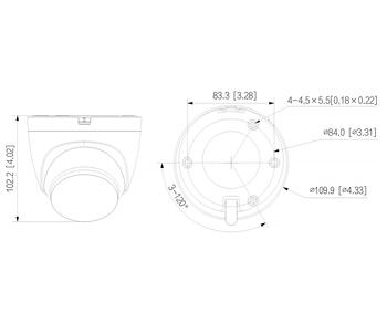 Dahua IP CAMERA IPC-HDW1539DA-SAW-IL-0280B Видеокамера (HDW1539DA-SAW-IL-0280B)