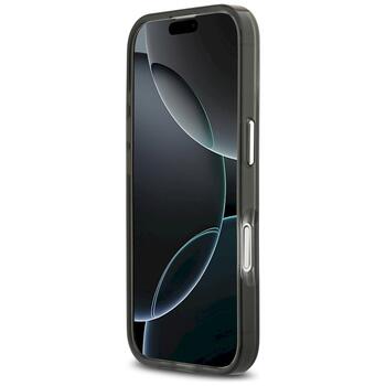 Case Guess IML Gradient Triangle Logo MagSafe Защитный чехол для iPhone 17 / чёрный (GUHMP17SHGTMLCGK)