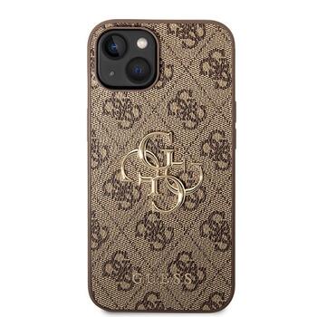 Guess 4G Big Metal Logo Back Case Защитный Чехол для Apple iPhone 15 (GUHCP15S4GMGBR)