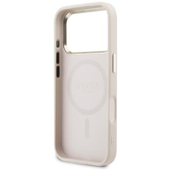 Guess Perforated 4G MagSafe Case Защитный чехол для iPhone 17 Pro / розовый (GUHMP17L5PG4SRGP)