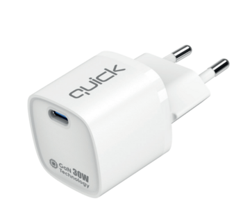 Quik Accessories QG-321 GaN Charger USB-C Зарядное Устройство 30W (QG-321)