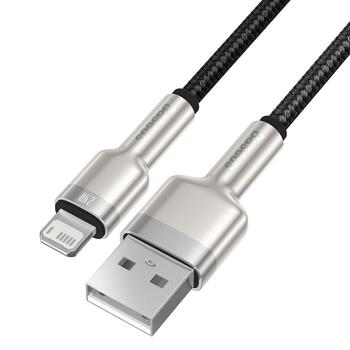 Baseus Cafule USB Cable Кабель для зарядки Lightning 2.4A 1m / чёрный (CALJK-A01)