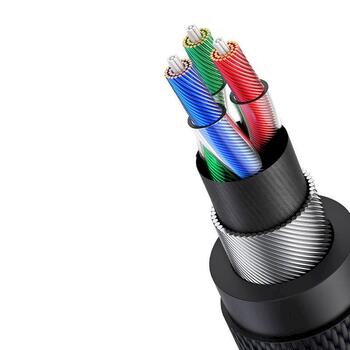UGREEN AV183 Uzlādes kabelis priekš 3.5mm male - 3.5mm male 4pin, Alu case 2m (UG-20782)