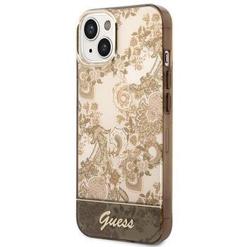 Guess GUHCP14MHGPLHC Porcelain Collection Aizsargapvalks priekš iPhone 14 Plus / 15 Plus 6.7