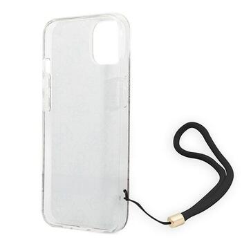 Guess GUOHCP14MH4STW Hardcase 4G Print Strap Aizsargapvalks priekš iPhone 14 Plus / 15 Plus 6.7