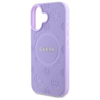 Guess GUHMP16MPSAPSMEU Hardcase Saffiano Peony Classic Logo Защитный чехол для iPhone 16 Plus 6.7