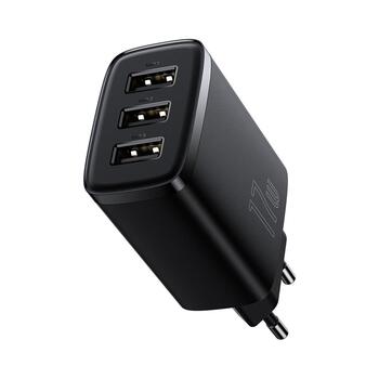 Baseus Компактное Зарядное Устройство 3 x USB / 17 Вт (BRA011960)