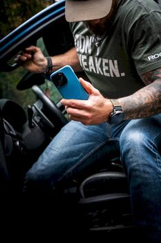 Tactical MagForce Aramid Cover Защитный чехол для Apple iPhone 16 / синий (TA-57983126540)
