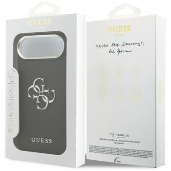 Guess Grained Big 4G Classic Logo Case Защитный чехол для iPhone Air / чёрный (GUHCP17MPG4SMCEK)