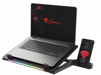 Genesis Oxid 450 RGB Охлаждающая Подставка для Ноутбука (NHG-1678)