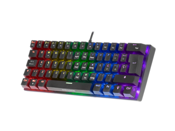 Mars Gaming MK60BUS Spēļu mehāniskā tastatūra RGB / Blue Switch / US (MK60BUS)