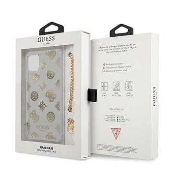 Guess GUHCN58KSPEGO Peony Chain Collection Aizsargapvalks priekš iPhone 11 Pro 5,8