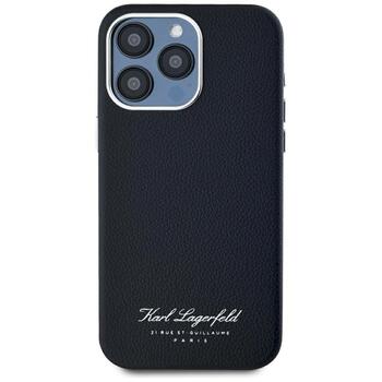 Karl Lagerfeld hotel RSG Aizsargapvalks priekš iPhone 15 Pro / melns (KLHCP15LPGWCMKHK)