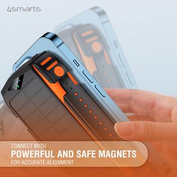 4smart Solar Power Bank Переносная зарядная батарея UltiMag 20000 mAh (496560)