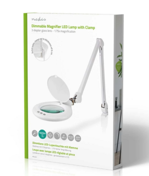 Nedis MAGL3WT Настольная лампа-лупа 3 диоптрии / 6500 K / 10 W / 660 lm (MAGL3WT)