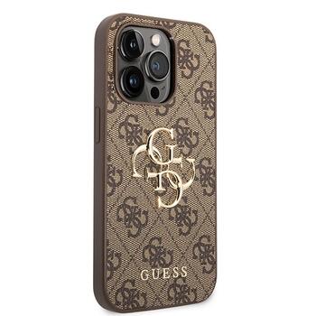 Guess 4G Big Metal Logo Back Case Защитный Чехол для Apple iPhone 15 Pro Max (GUHCP15X4GMGBR)