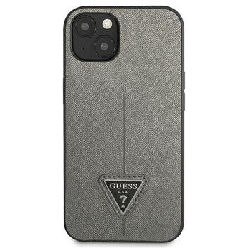 Guess GUHCP14MPSATLG Saffiano Triangle Logo Защитный чехол для iPhone 14 Plus/15 Plus 6.7