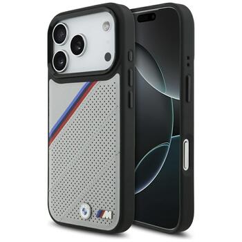 BMW M Tricolor Metal Logo MagSafe Case Защитный Чехол для Apple iPhone 17 Pro (BMHMP17L25PCSPEG)