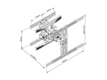 Multibrackets MB-0402 TV sienas grozāmais kronšteins televizoriem līdz 75