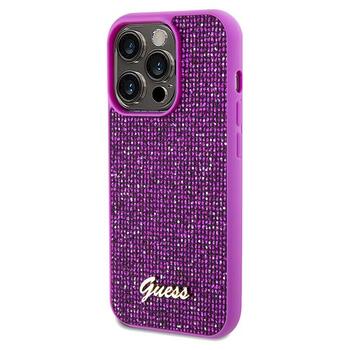 Guess GUHCP14XPMSDGSF Hardcase Disco Metal Script Защитный чехол для iPhone 14 Pro Max 6.7