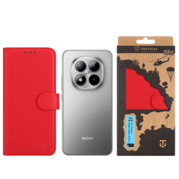 Tactical Field Notes Защитный чехол для Xiaomi Redmi Note 15 Pro+ 5G / красный (TA-57983128901)