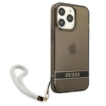 Guess GUHCP13LHTSGSK Hardcase Translucent Stap Защитный чехол для iPhone 13 Pro / 13 6,1