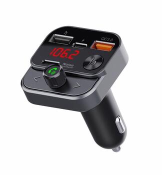 Swissten FM Трансмиттер 2x USB-A / USB-C / 30W (20114030)