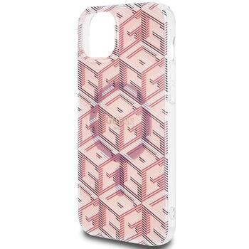 Guess GUHMP15MHGCUSTGP IML GCube MagSafe Aizsargapvalks priekš iPhone 15 Plus/14 Plus 6.7