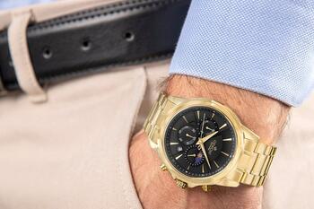 Giewont Chronograph Sapphire Мужские часы / золотой/чёрный (GW9460-B4)