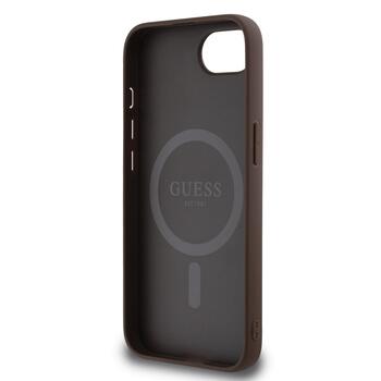 Guess PU 4G Strass Triangle Metal Logo Case Чехол для Apple iPhone 16e (GUHMPSE4P4TDPW)