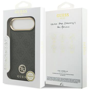 Guess 4G Strass Logo MagSafe Case Aizsargapvalks priekš iPhone Air / melns (GUHMP17MP4GRMDEK)