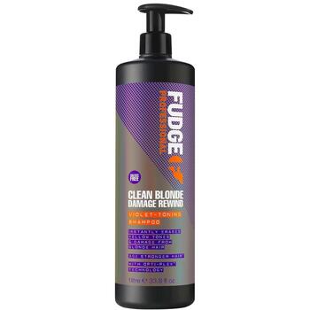 Fudge Professional Clean Blonde Damage Rewind Violet-Toning Shampoo Шампунь с фиолетовым тонированием 1000 ml (5060420335637)