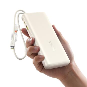 Baseus EnerFill FC41 Портативный аккумулятор 20000 mAh 100W USB-C / бежевый (6942521201815)