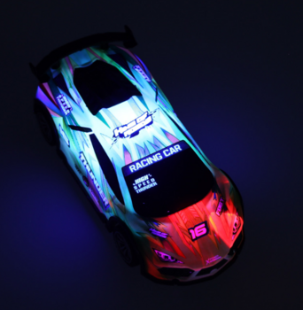 RoGer Rotaļu Sport Mašīna RC ar gaismas efektiem 1:18 (RO-3373-GN)