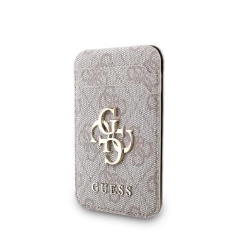 Guess 4G Metal Logo MagSafe Cardslot Stand Чехол-бумажник для карт (GUWMSHG4BLP)