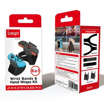 iPega SW2136 Sports Bands Ремешок для Nintendo Switch 2 JoyCon / чёрный (PG-SW2136)