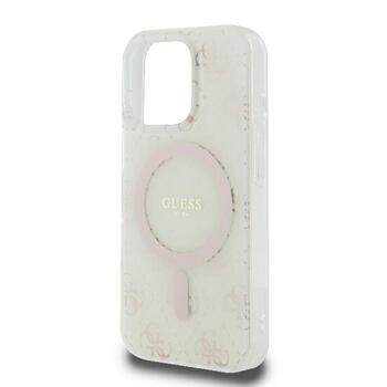 Guess IML 4G Background MagSafe Защитный Чехол для Apple iPhone 16 Pro (GUHMP16LH4DTEH)