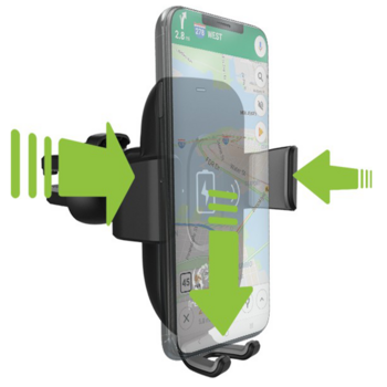 Rebeltec C25 Держатель для смартфона с беспроводным зарядным устройством 15W (RBLAKT00024)