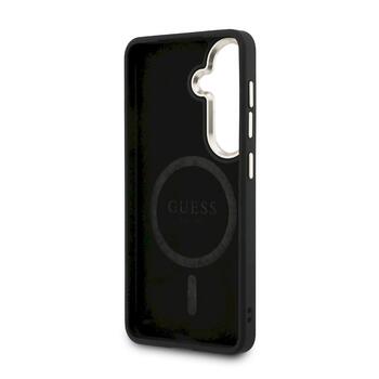 Guess PU Leather 4G Gold Frame Magnetic Case Чехол для Samsung Galaxy S26 (GUHMS26SP4MSEGCK)