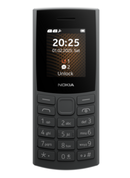 Nokia 105 4G Мобильный телефон Черный (1GF032CPA1L01)